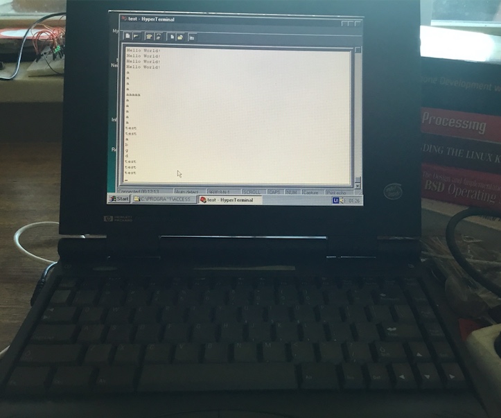 Old Hewlett Packard Computer running Windows 95